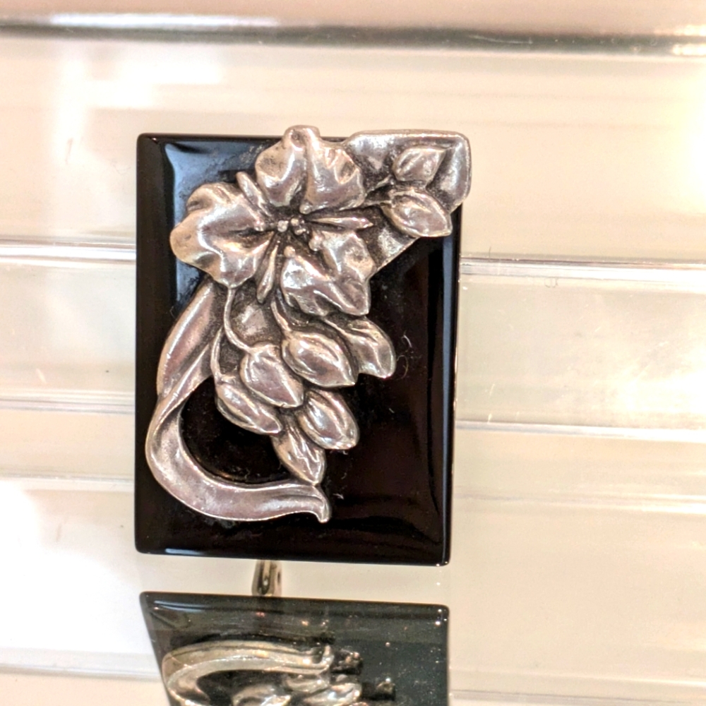 Vintage Pewter Brooch